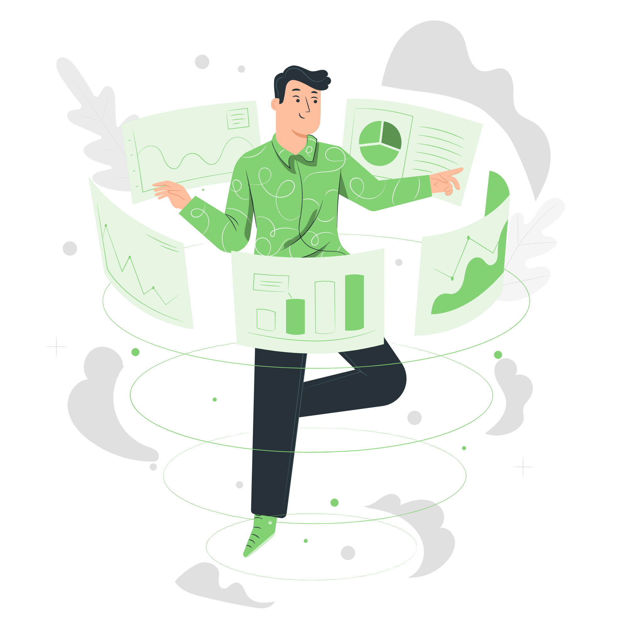 Ilustração sobre planejamento financeiro